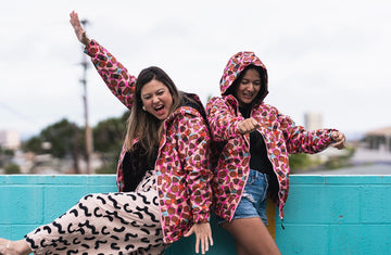 ADULT Rain Jacket- Jana Lam Kaki Mochi